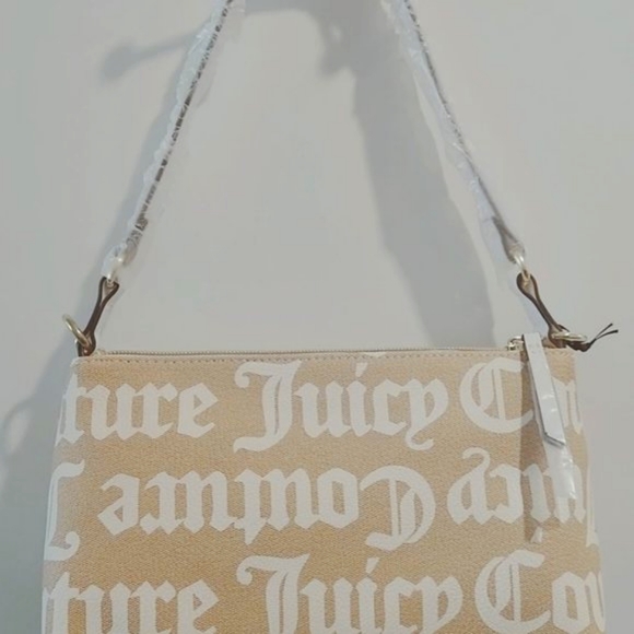 Juicy Couture Golden Sands Monogram Canvas Logo Tote - Picture 5 of 9